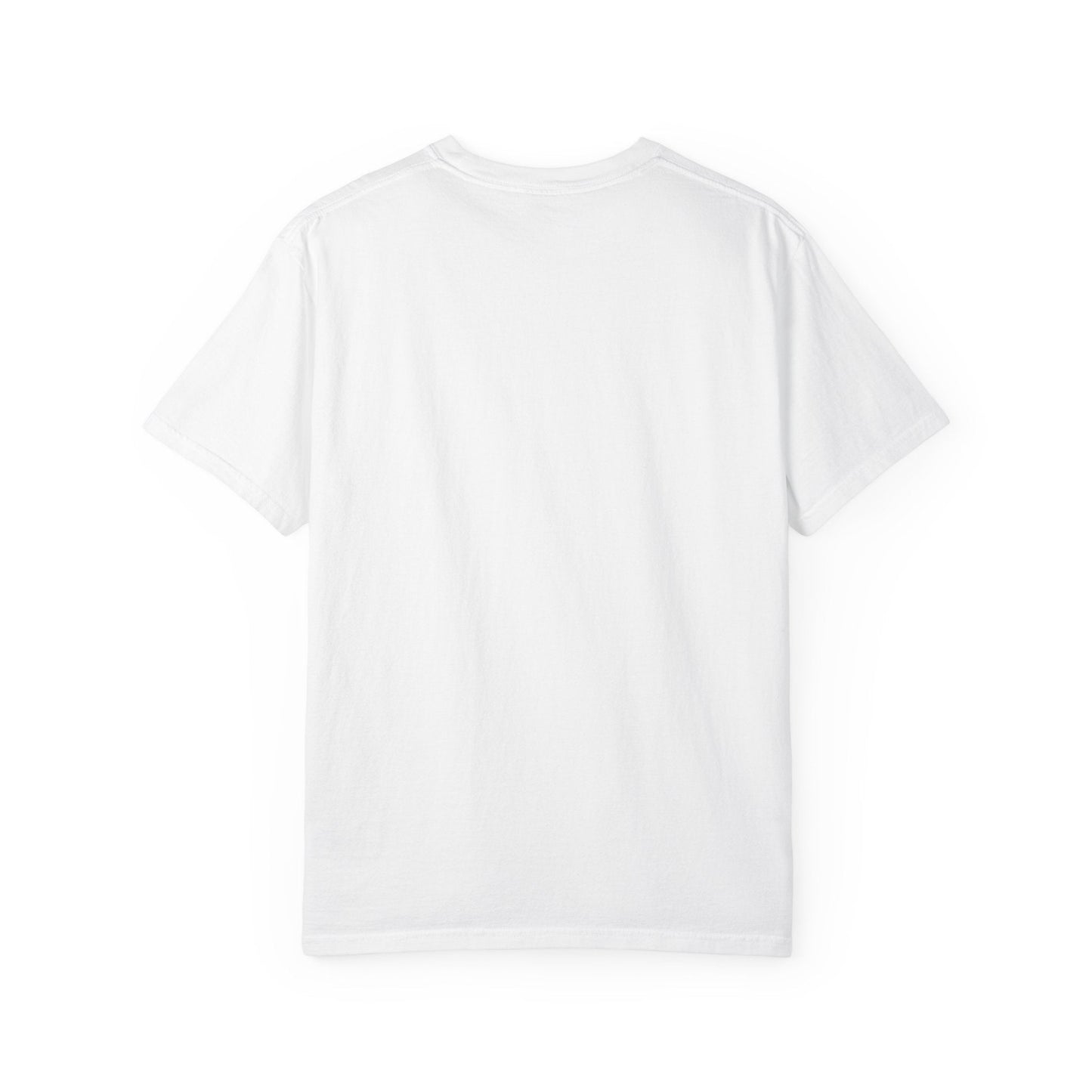 BILLY Unisex Garment-Dyed Tişört (Siyah/Kırmızı Vertical Logo)