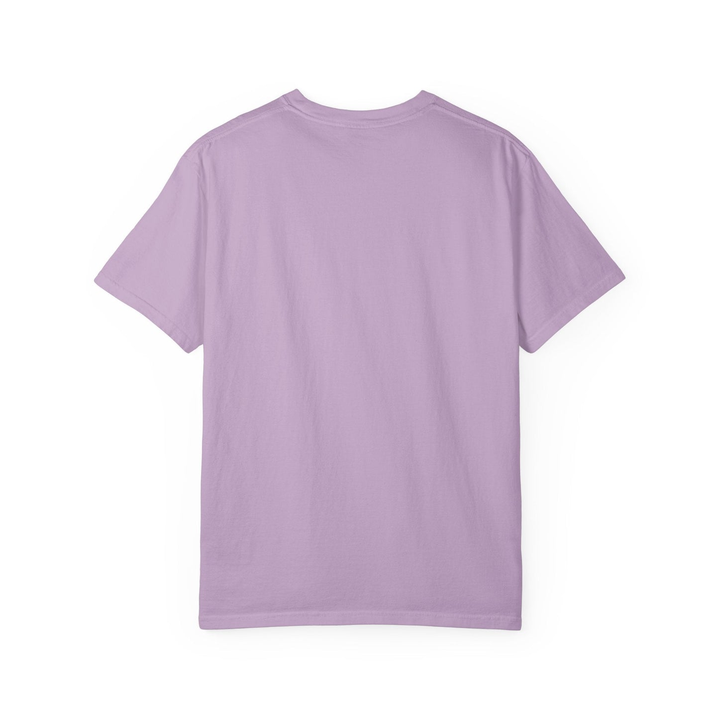 BILLY Unisex Garment-Dyed Tişört (Siyah/Kırmızı Vertical Logo)