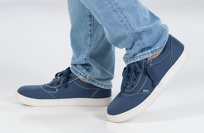 Erkek Mavi/Beyaz Stitch BILLY Spor Ayakkabı Alçaks