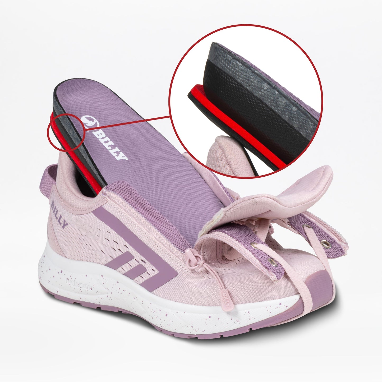 Kadın Mauve/Beyaz/Plum BILLY Sport Inclusion DZ1